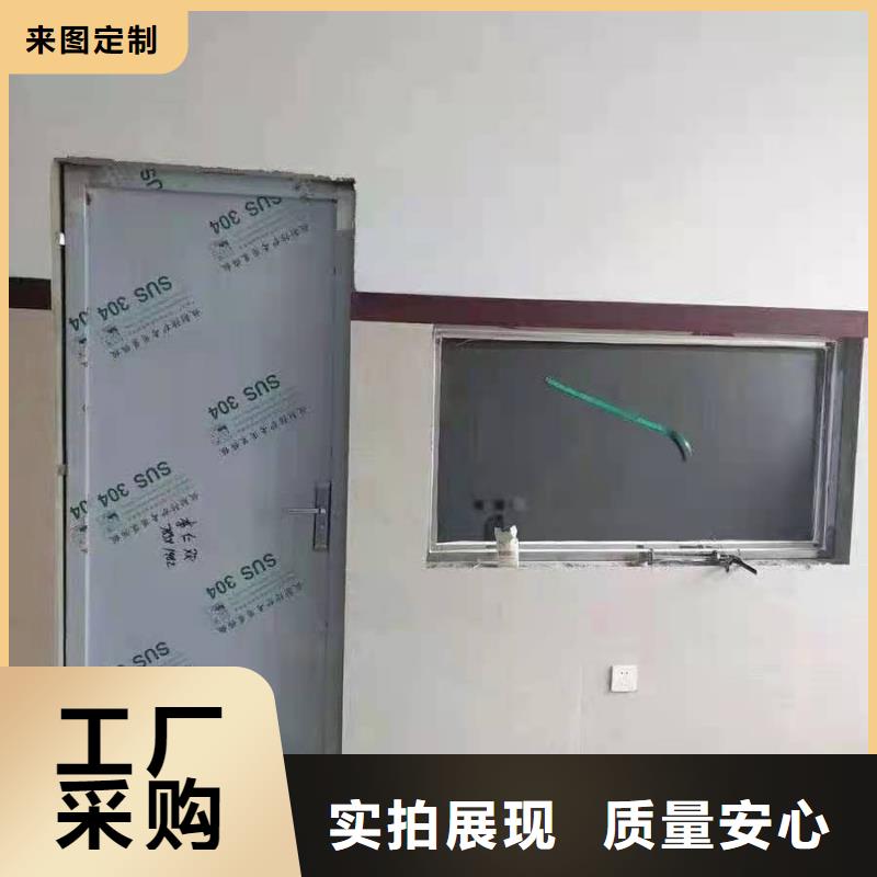 定制双扇平开铅门的销售厂家