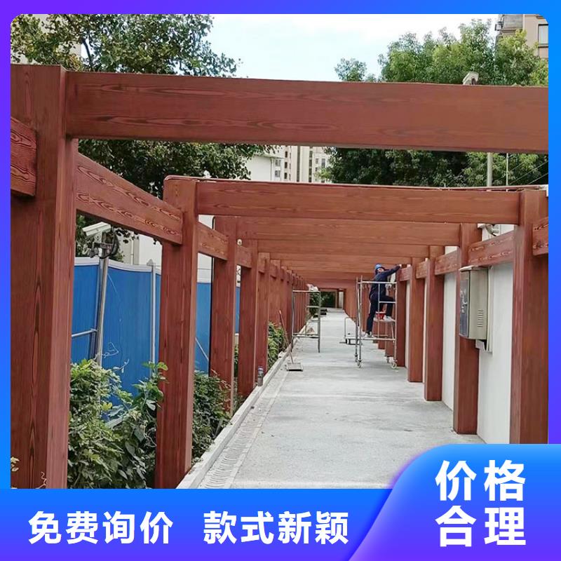 園林建筑木紋漆全包施工價格#鋼結構建筑#金屬面#仿古建筑