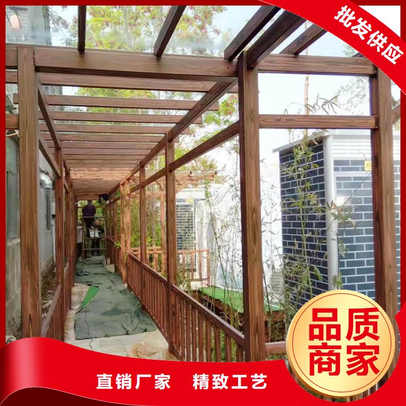 仿古园林建筑木纹漆包工包料源头工厂