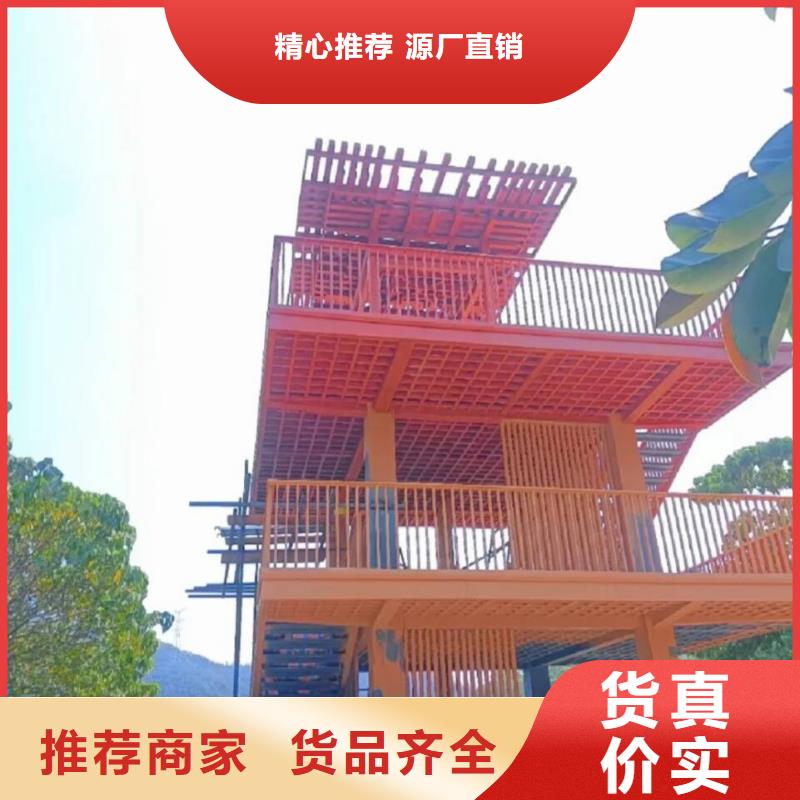 廊架长廊木纹漆，钢结构金属面木纹漆，仿木纹漆施工多少钱