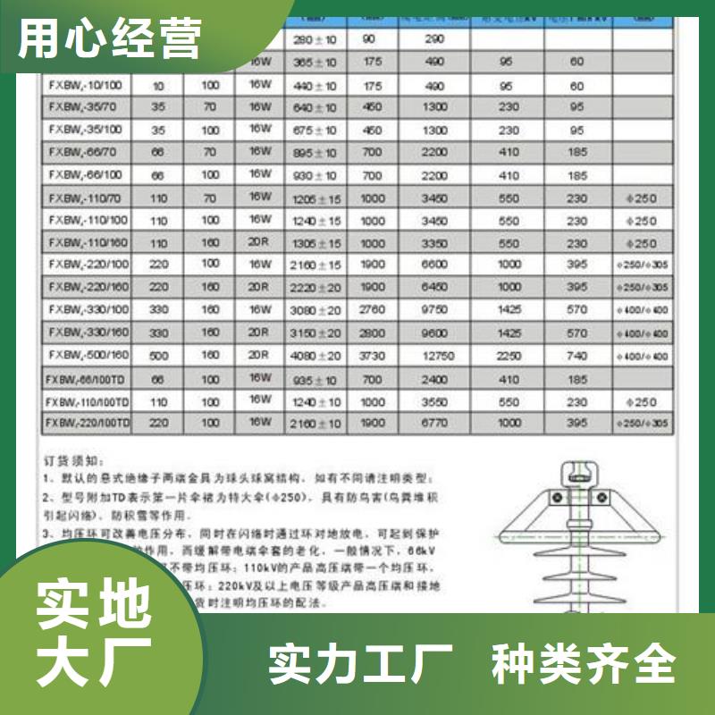 FXBW2-66/70高压硅胶绝缘子厂家