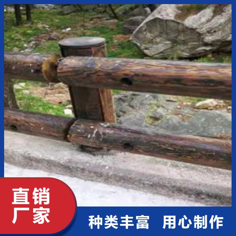 钢背木护栏-桥梁防撞护栏按需定做